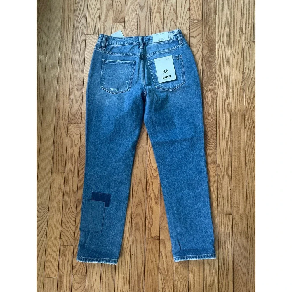 MICA jeans Mica jeans size 3 womens jeans 3/26 high rise boy cropped 100% cotton